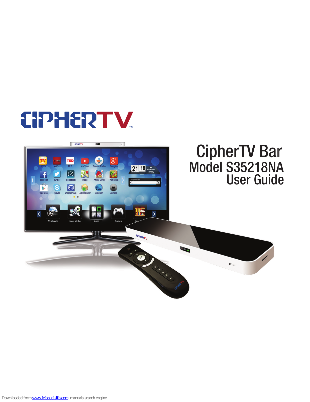 CipherTV S35218NA, S35214NA User Manual - ManualMachine.com