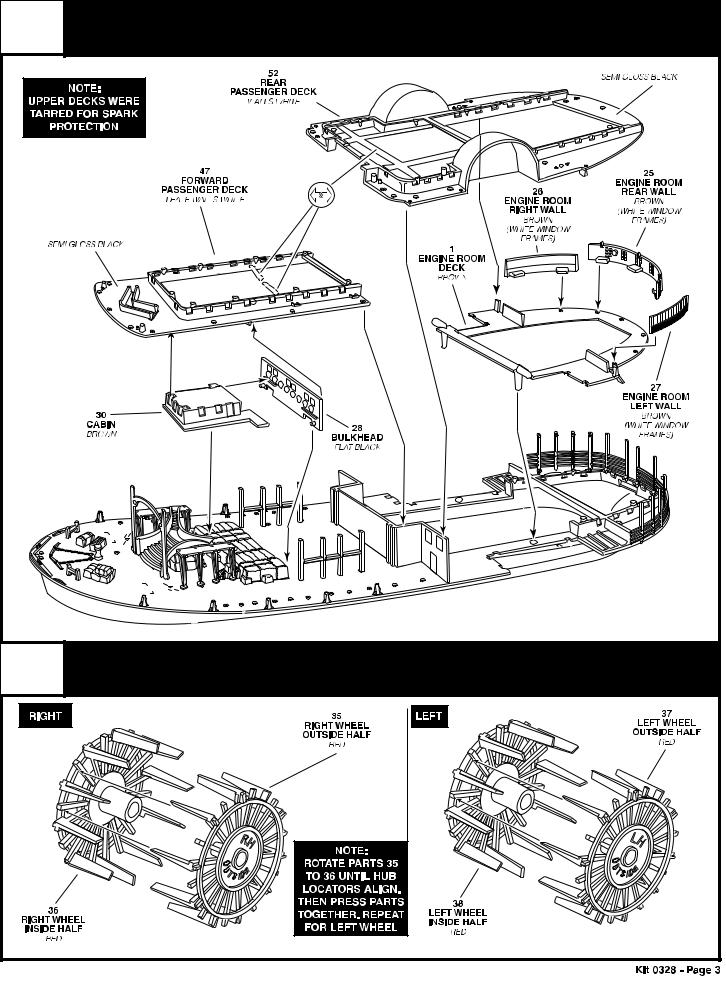 REVELL Robert E Lee Steamboat SSP User Manual