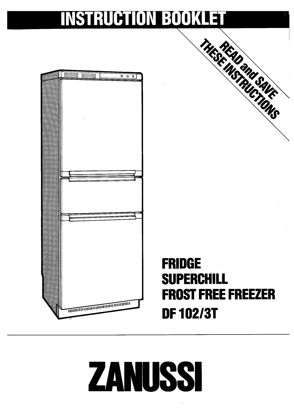 Zanussi DF 102 3T User Manual