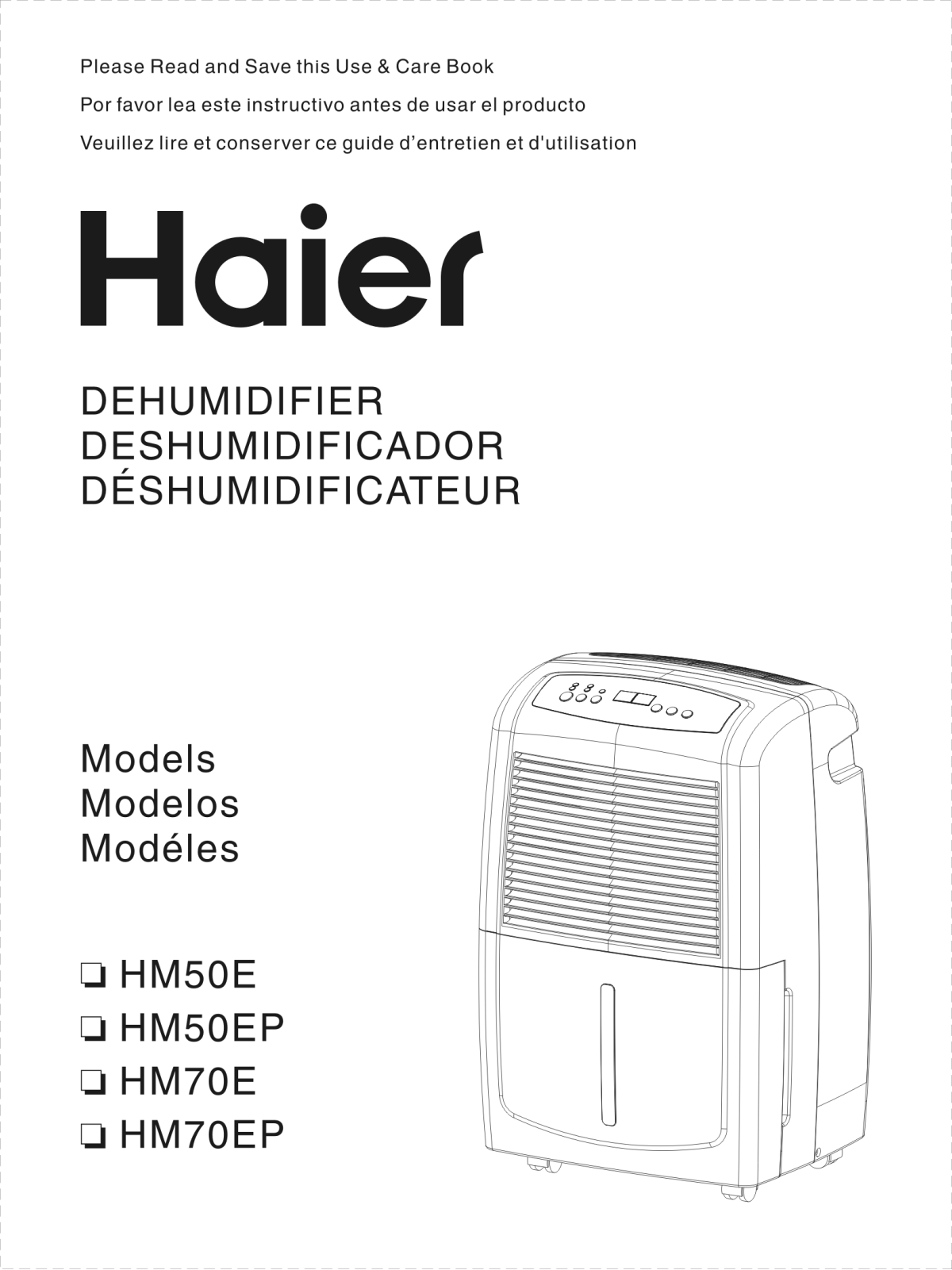 Haier HM70EP Owner’s Manual