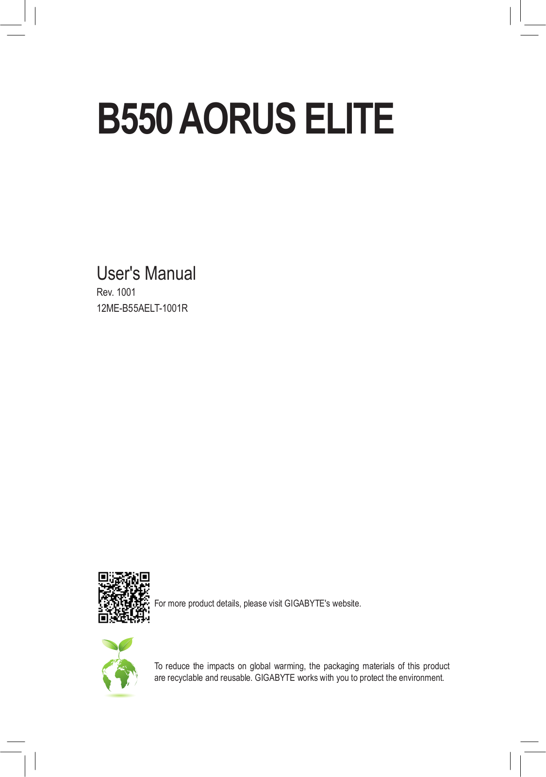 Gigabyte B550 Aorus elite Service Manual