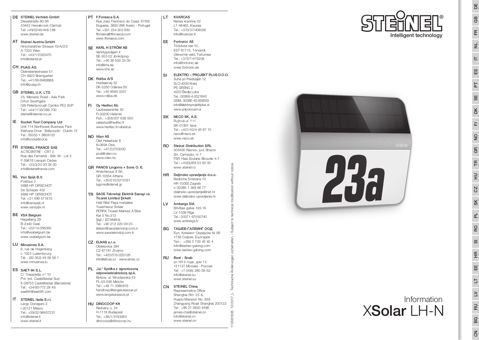 Steinel 007140 User Manual