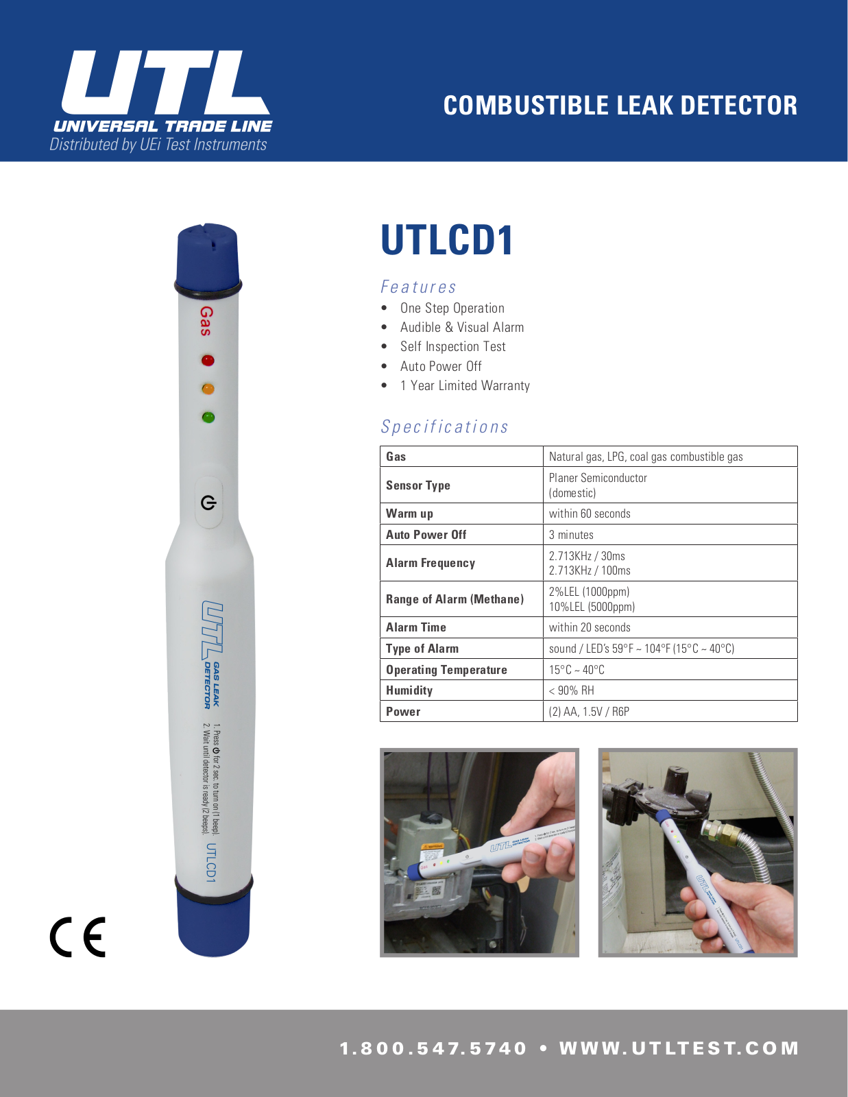 Universal Enterprise UTLCD1 User Manual