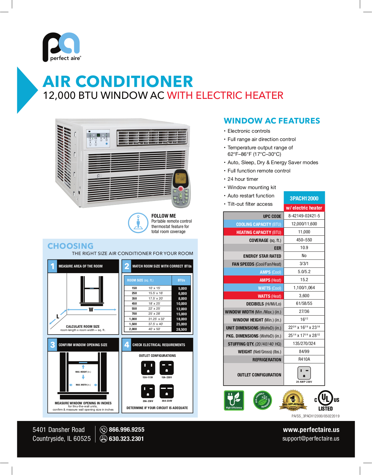 Perfect Aire PRAP1056 Specifications - ManualMachine.com