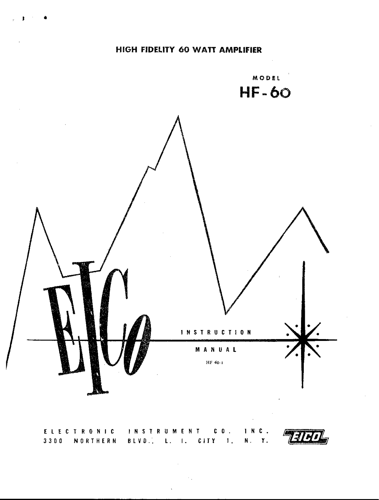 Eico HF-60 Owners manual