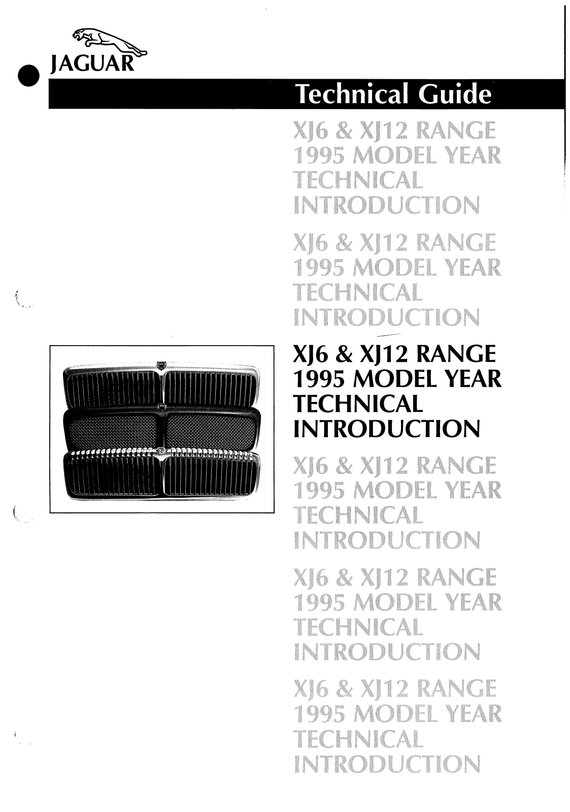 Jaguar XJ12 1995, XJ6 1995 User Manual