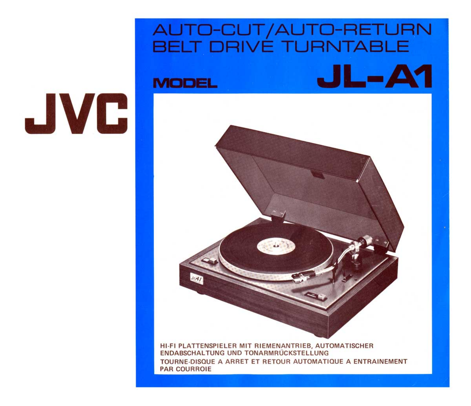 JVC JLA-1 Owners manual