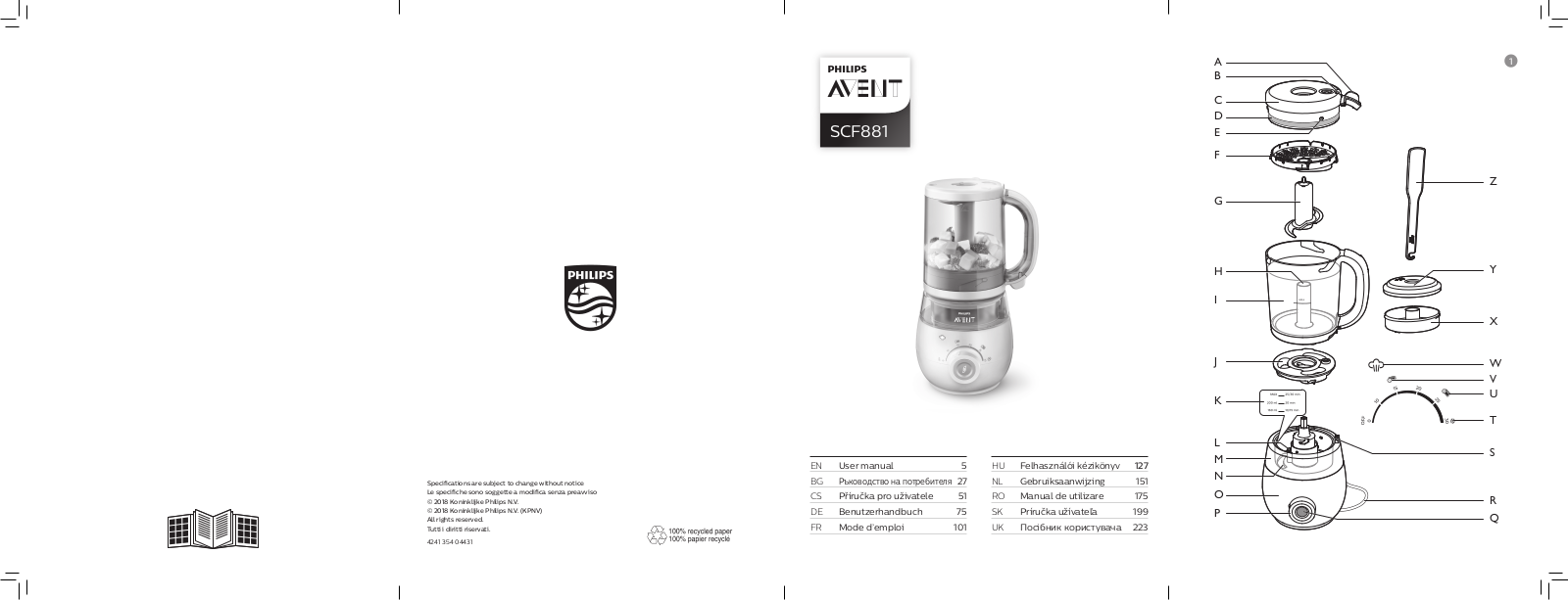 Philips SCF881 User Manual