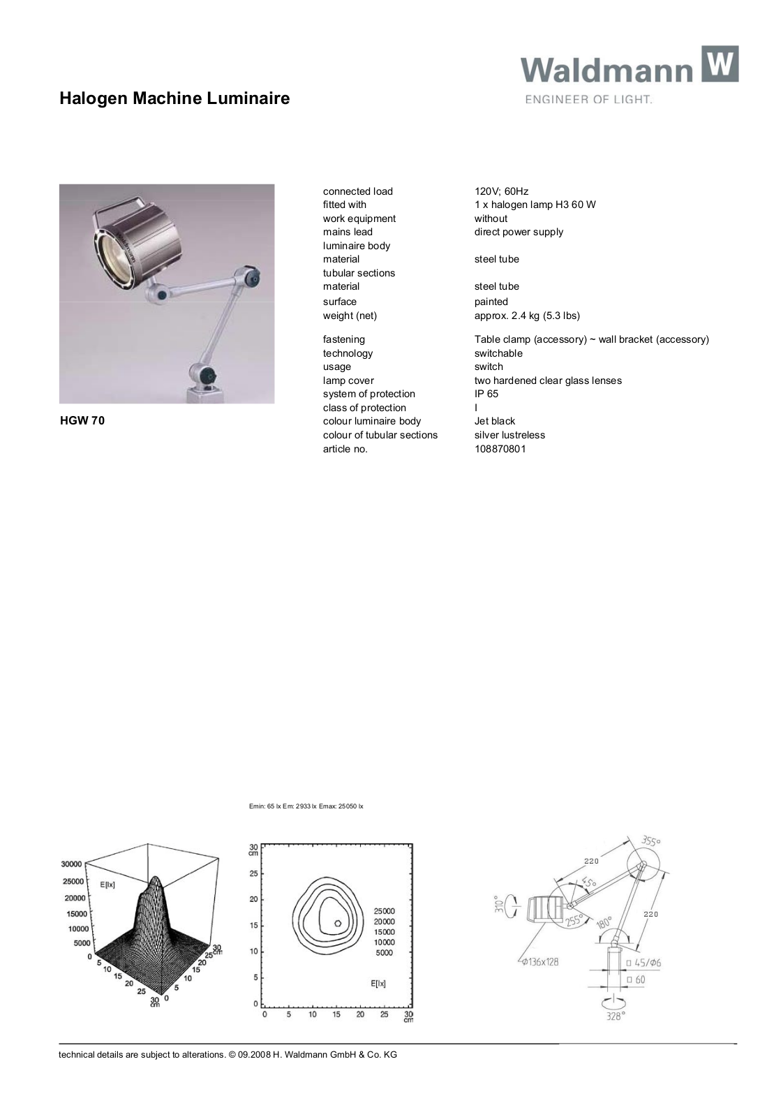 Waldmann 108870801 Information guide - ManualMachine.com
