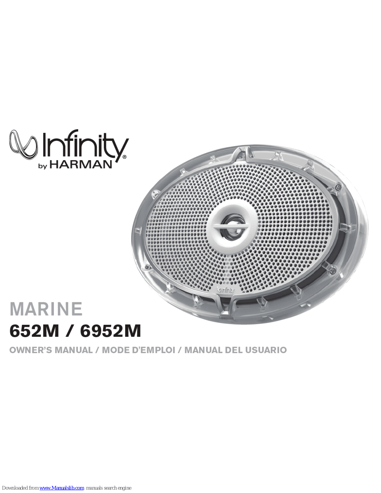 Infinity 652M, 6952M Owner's Manual - ManualMachine.com