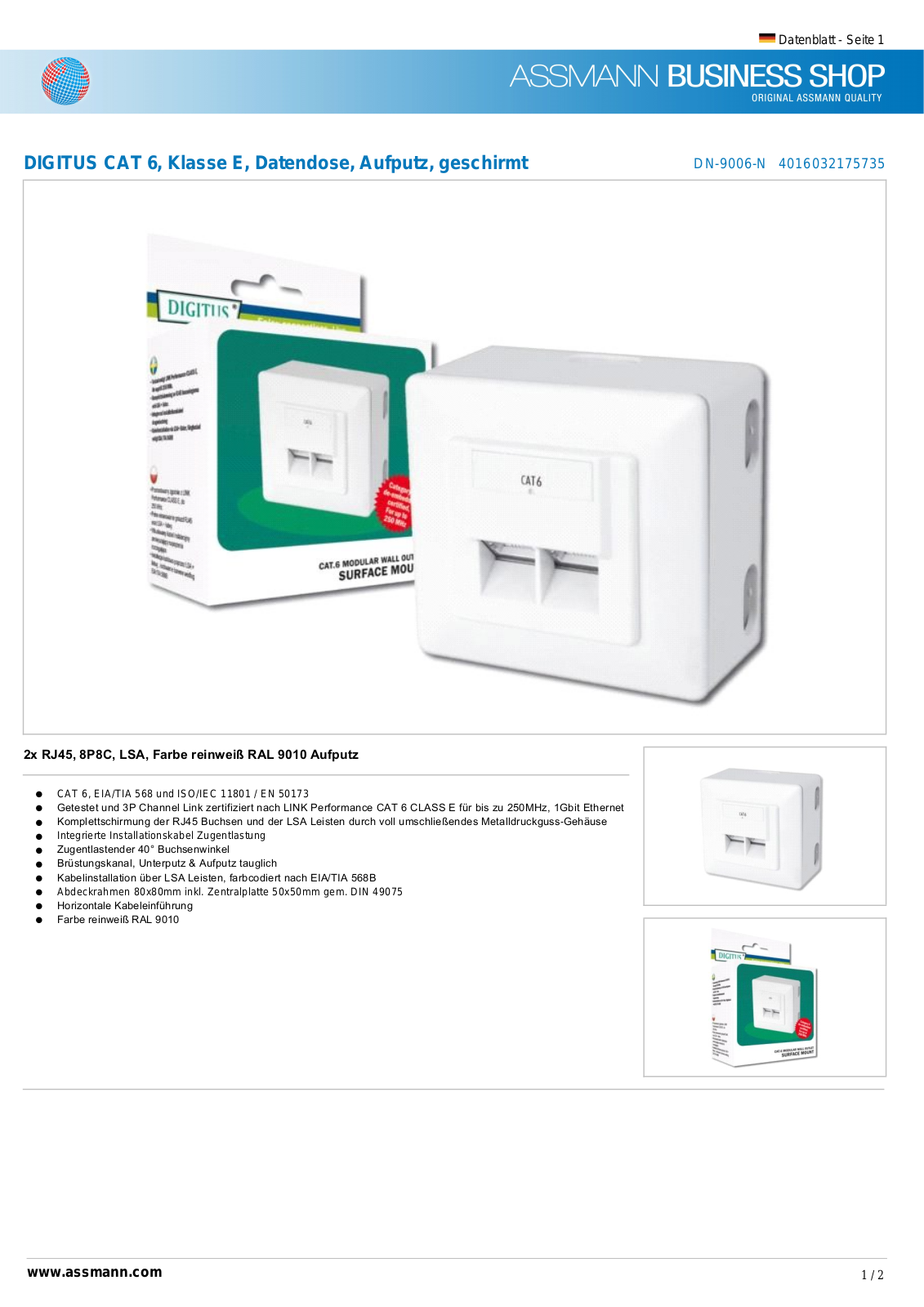 Digitus DN-9006-N User Manual