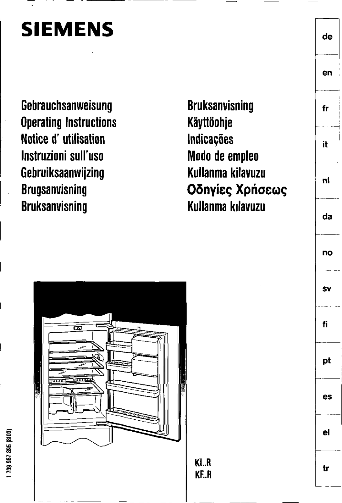 Siemens KI8R00 User Manual