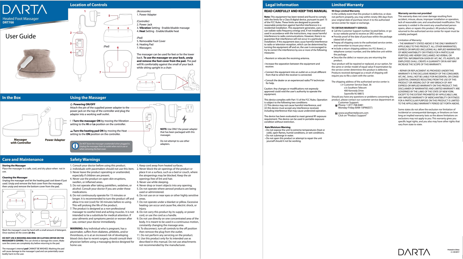 Darta DBT700 User Manual