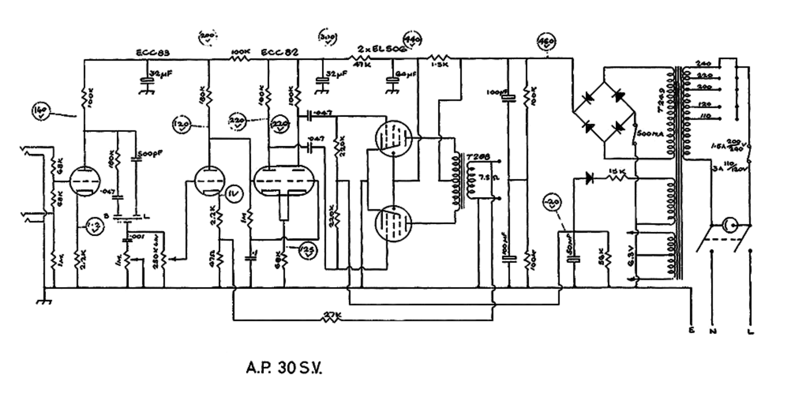 Selmer compact30sv schematic