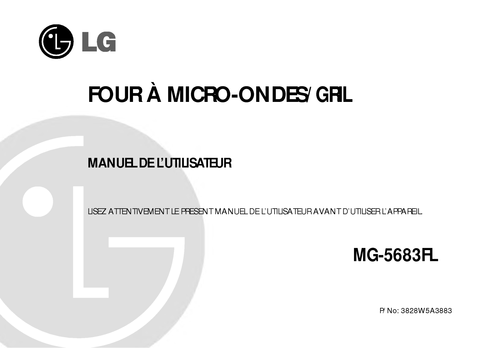 LG MG-5683FL User Manual
