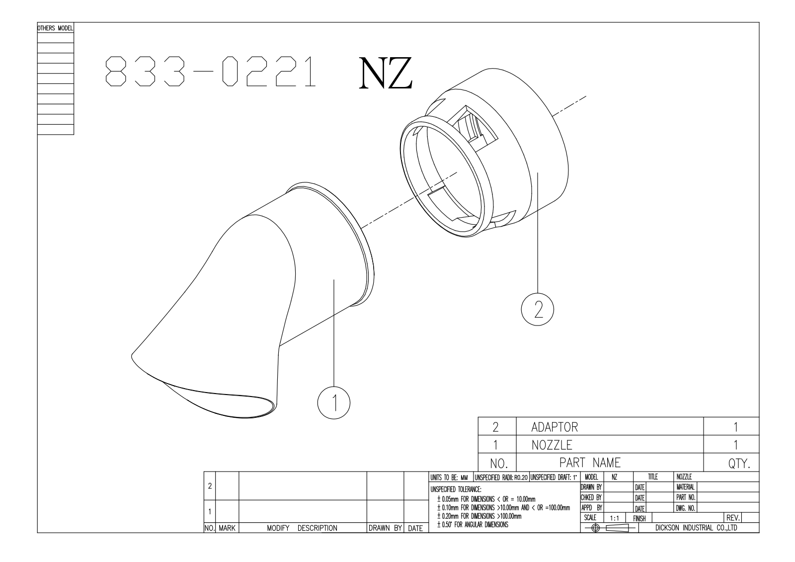 Vitek VT-1318 Exploded drawing