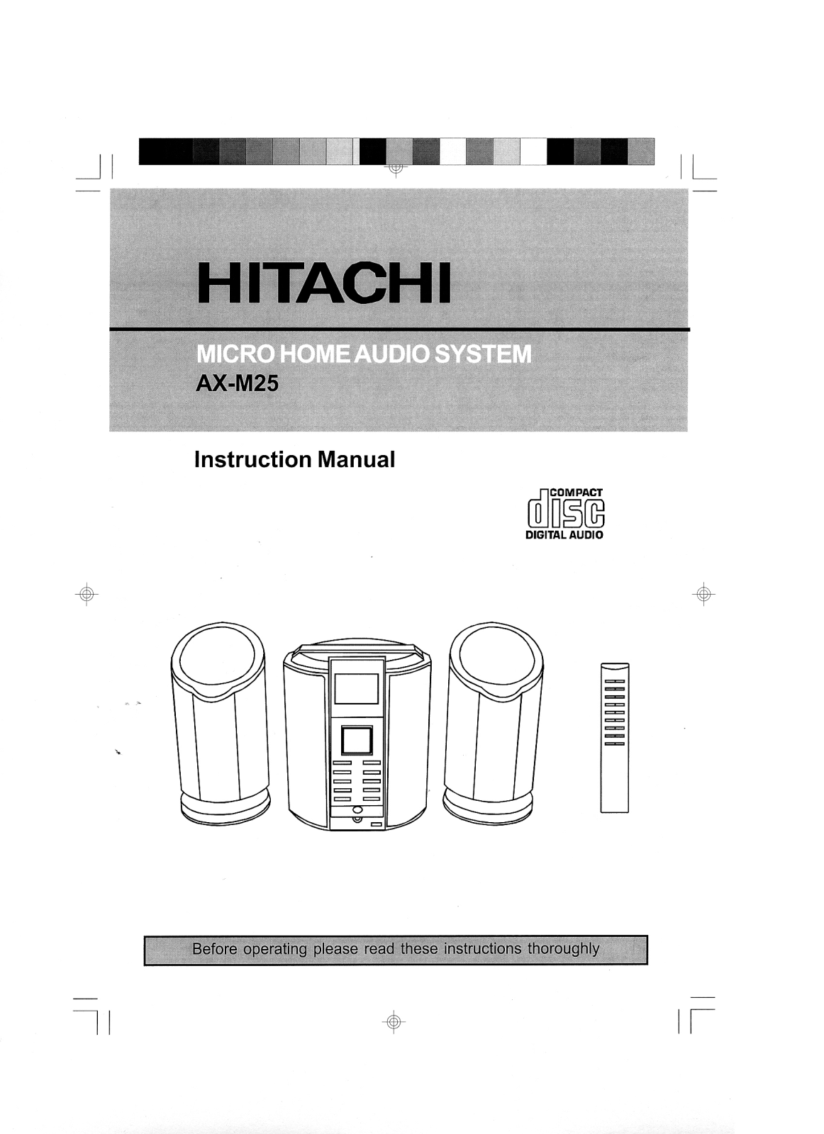 Hitachi AXM25 User Manual