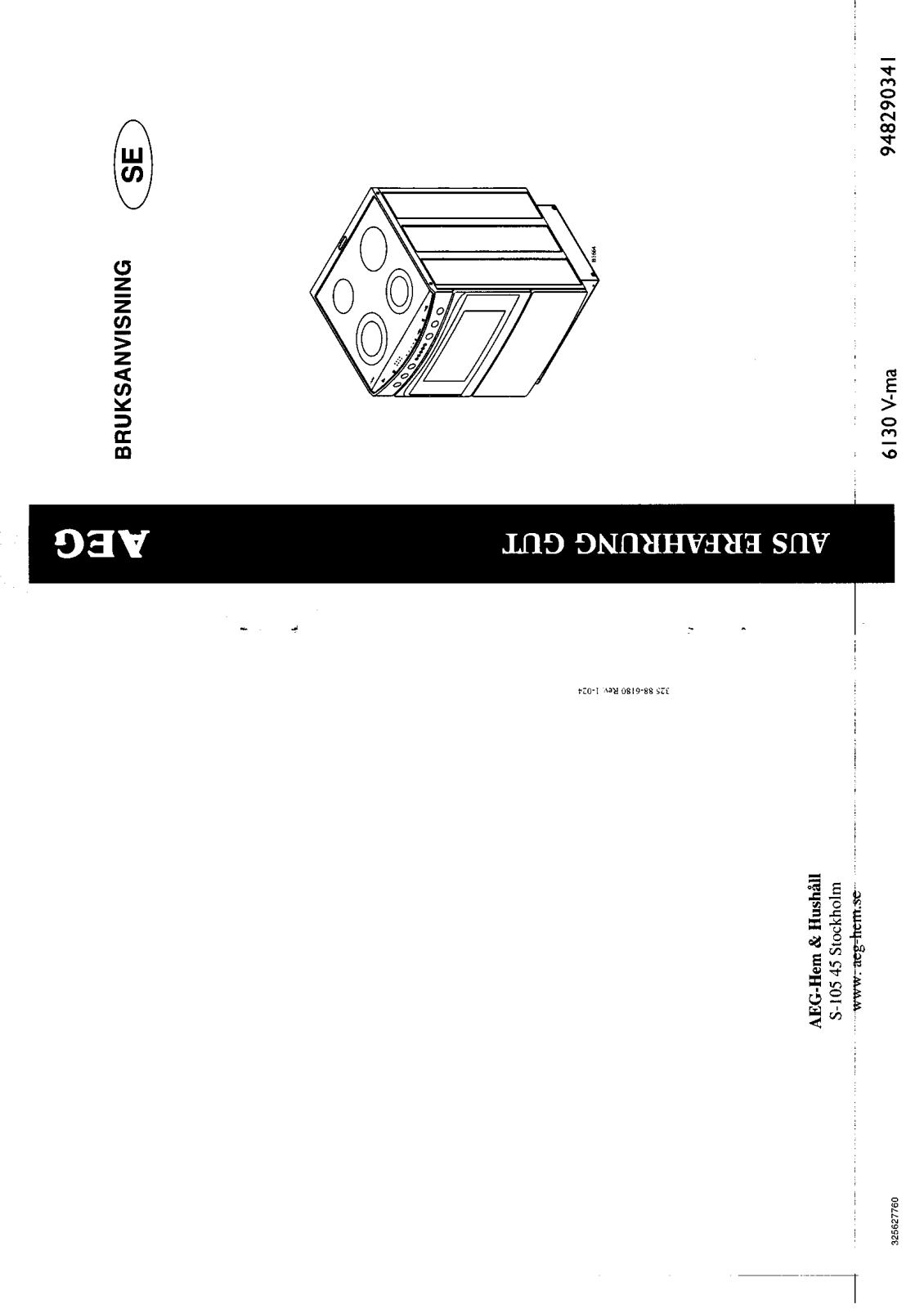 AEG 6130V-MA User Manual