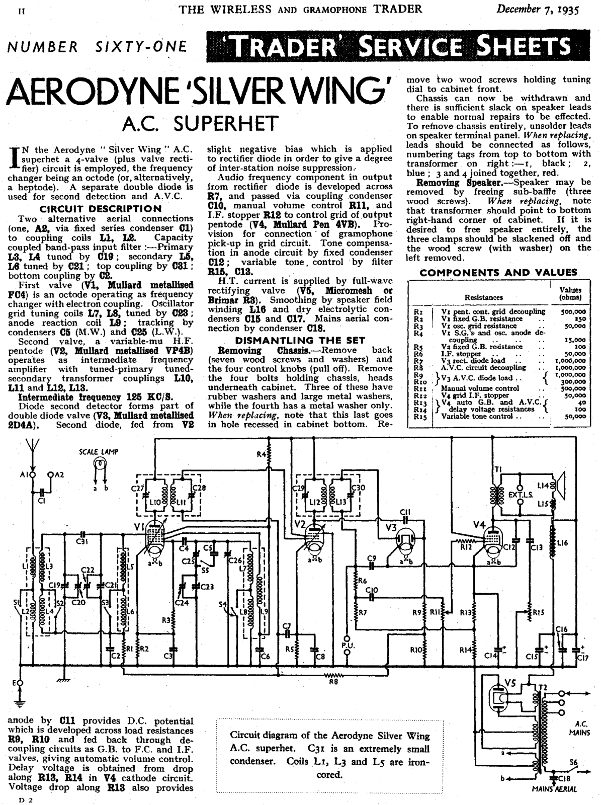 Aerodyne silverwing schematic