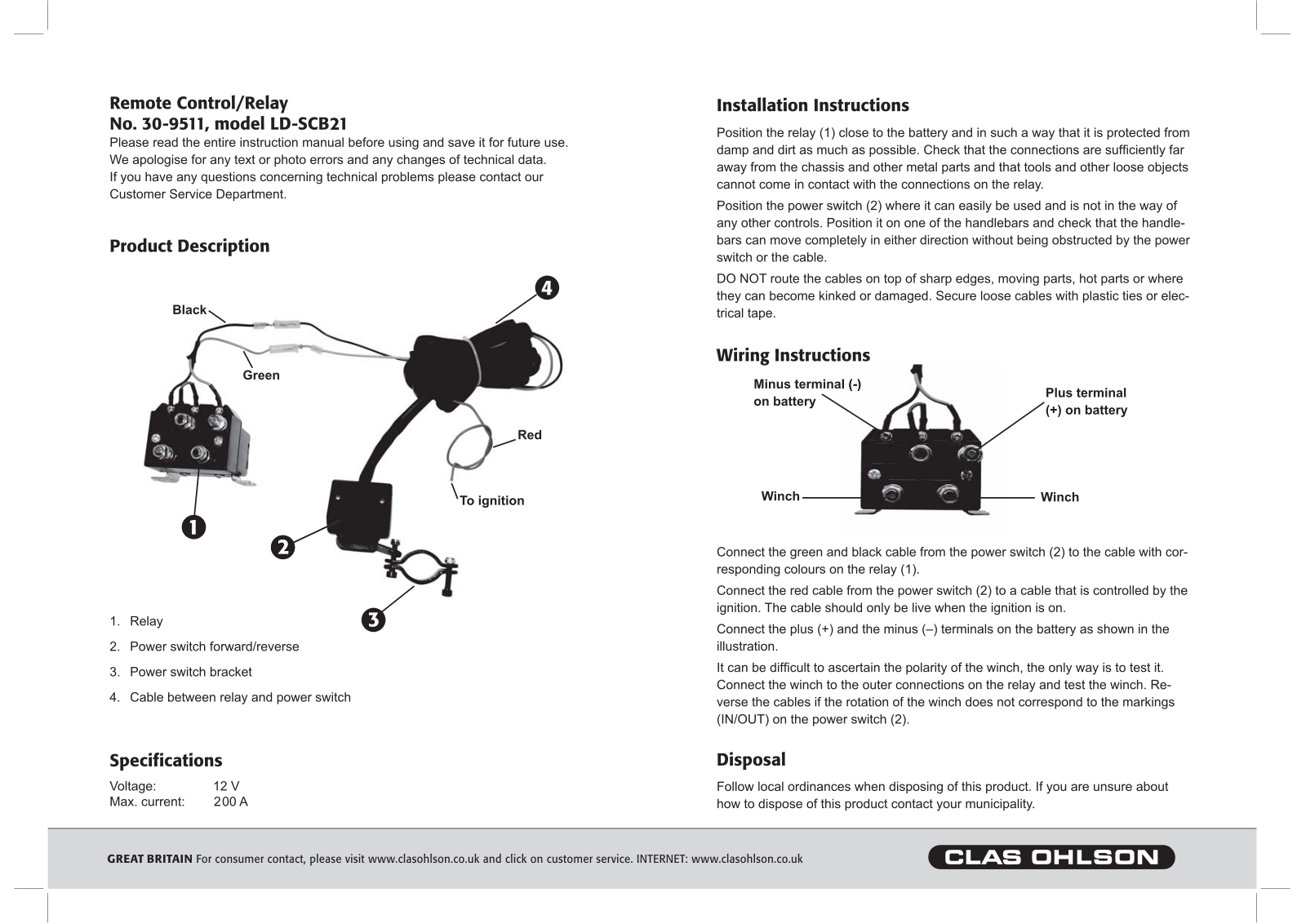 clas ohlson LD-SCB21 User manual - ManualMachine.com