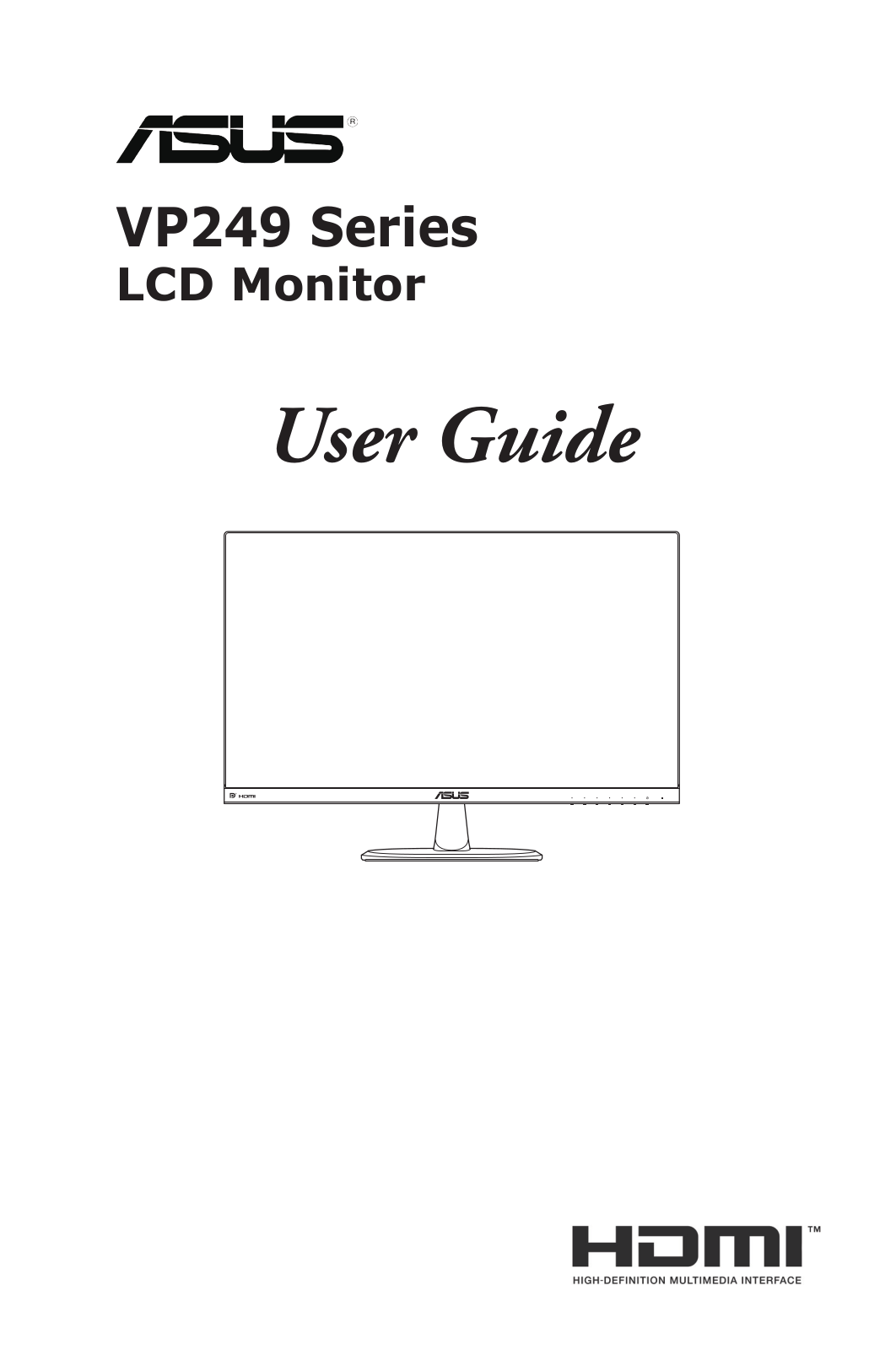 Asus VP249N, VP249H, VP249Q User Manual