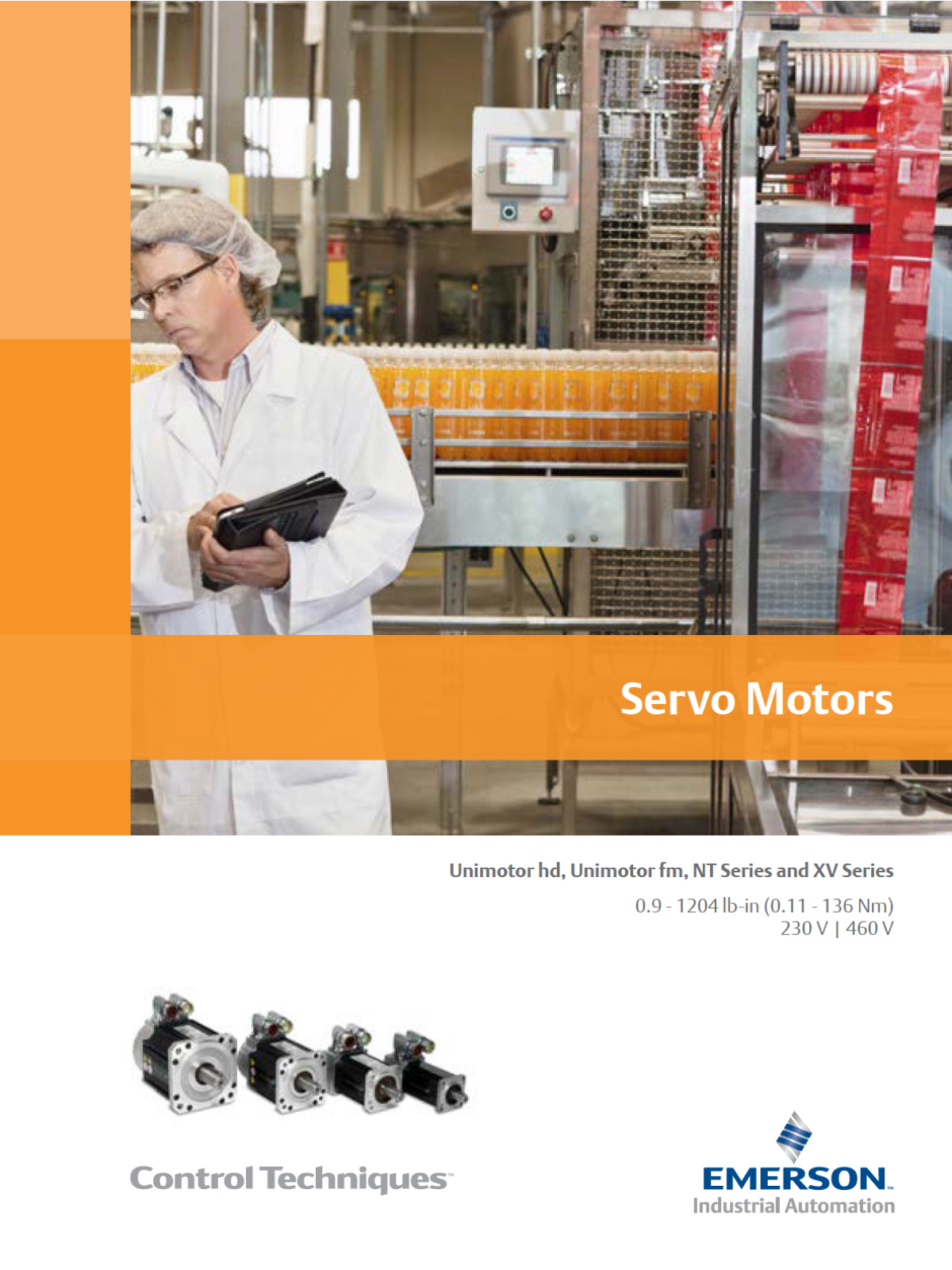 Control Techniques Servo Motors Catalog - ManualMachine.com