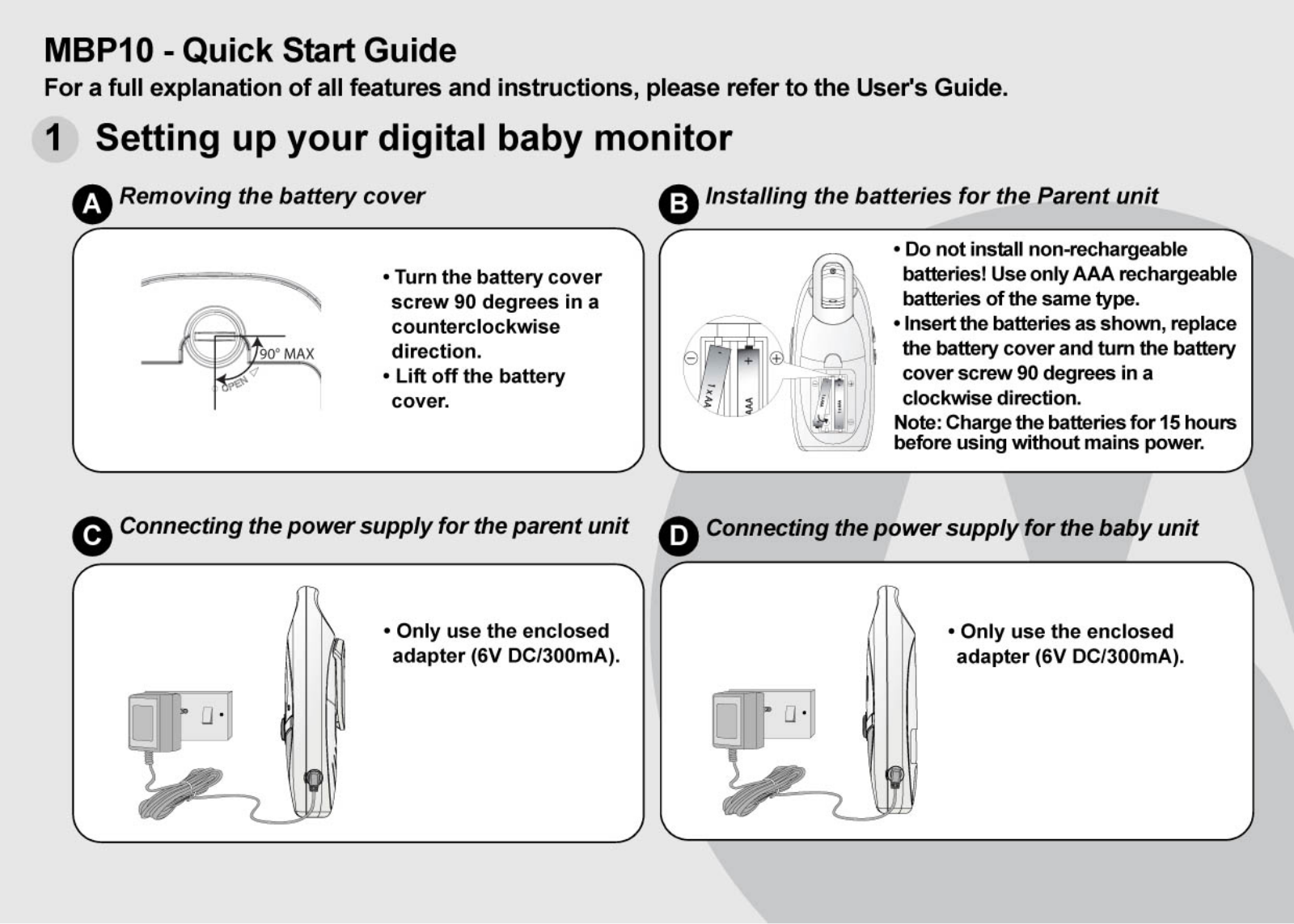 Motorola MBP10 user Manual