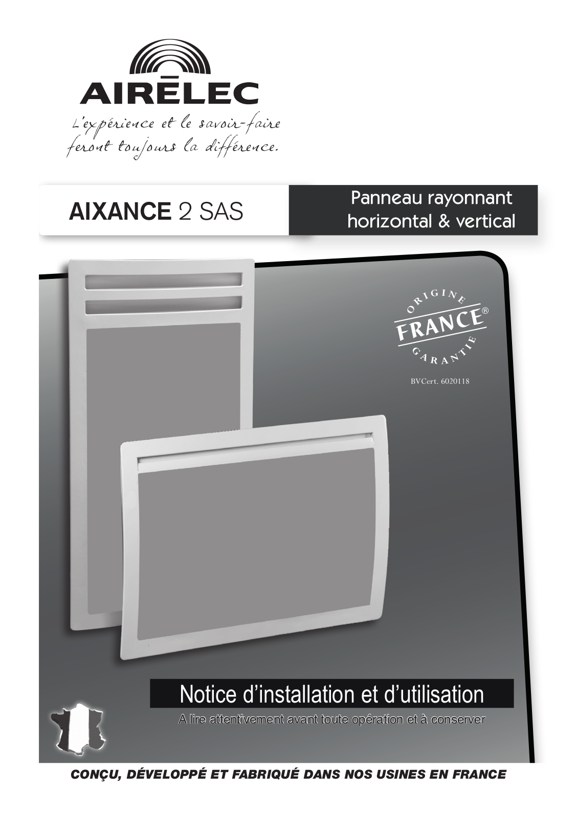 Airelec AIXANCE 2 SAS user Manual