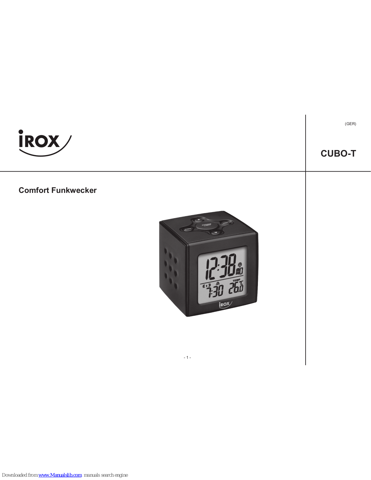 IROX CUBO-T User Manual