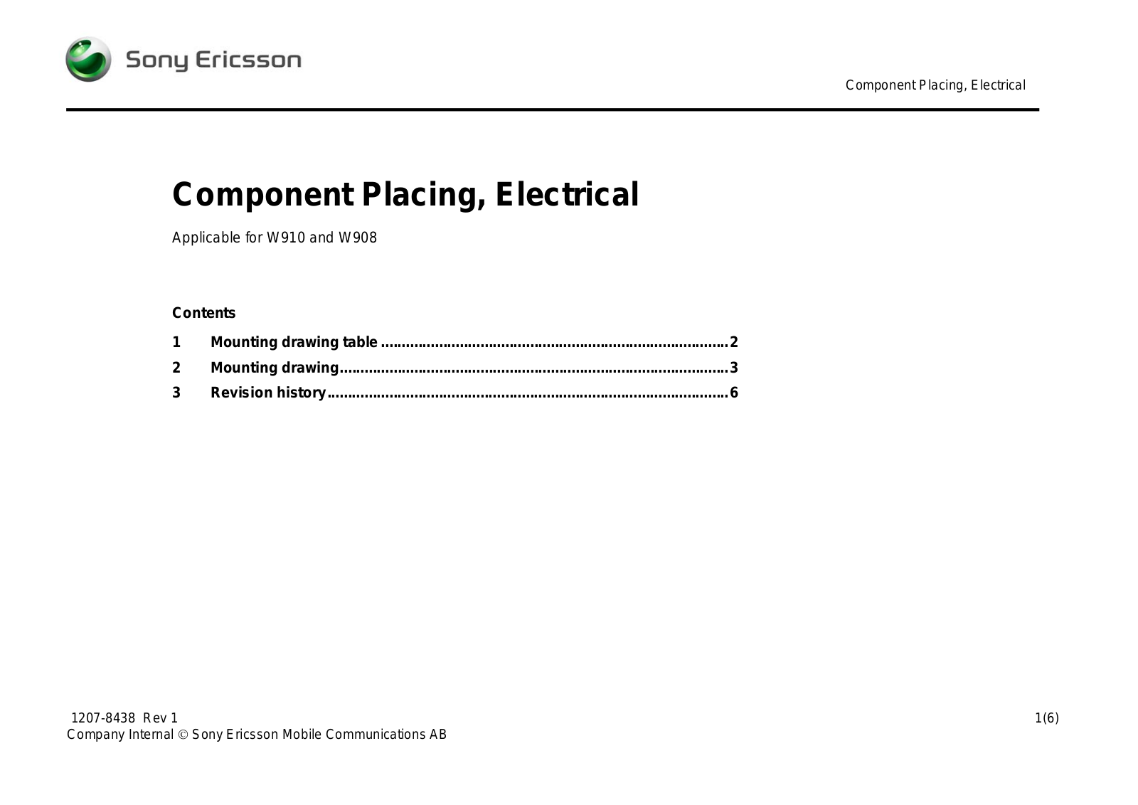 SE W910 Schematic