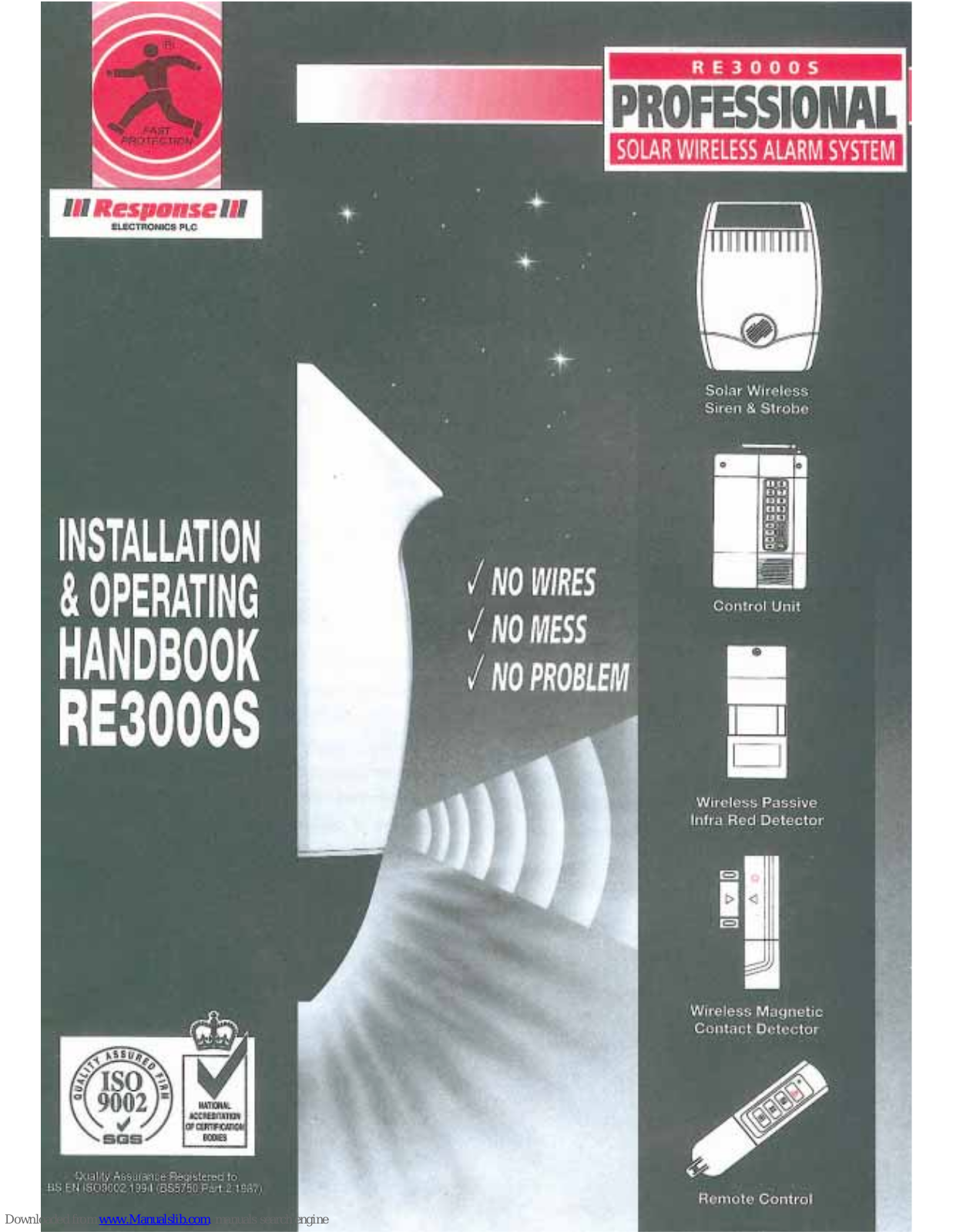 Response Alarms RE3000S Installation & Operating Handbook