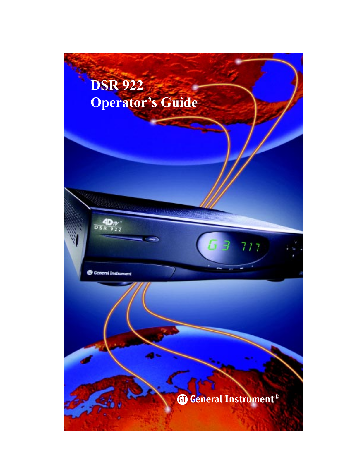 General Instrument DSR 922 Operator's Manual - ManualMachine.com