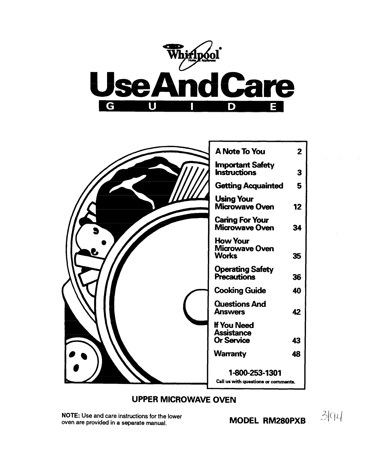 Whirlpool RM280PXB User Manual - ManualMachine.com