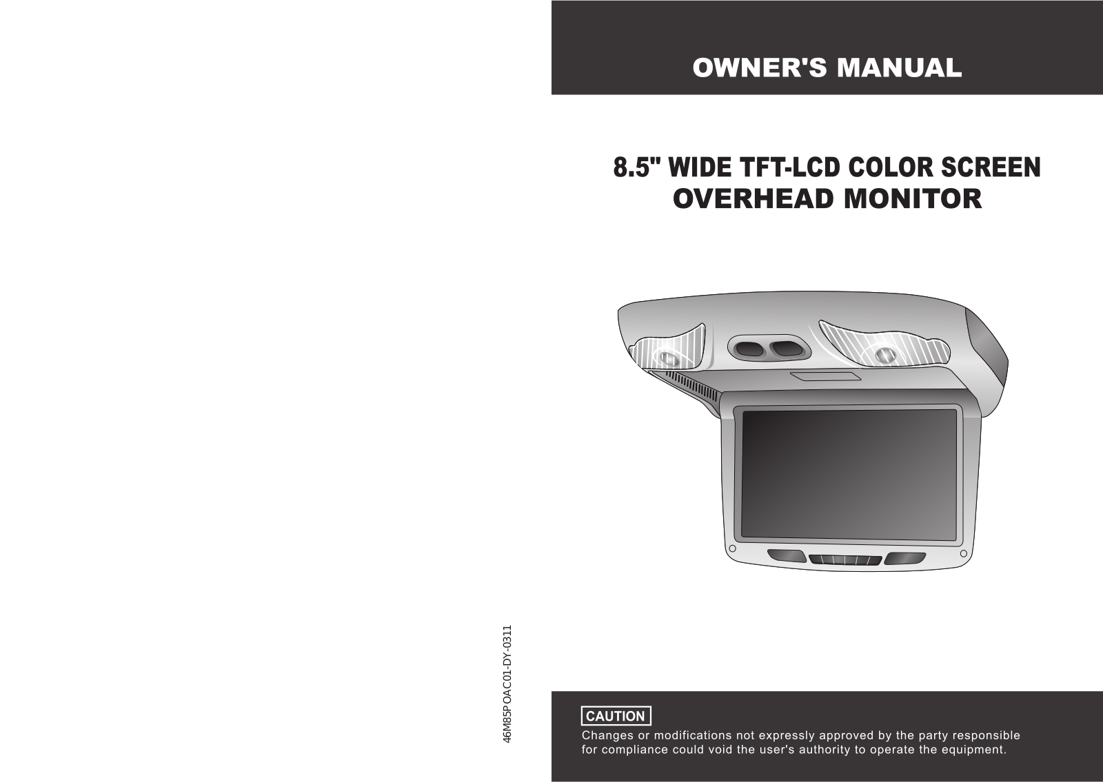 Power Acoustik PT-850CM Owners Manual