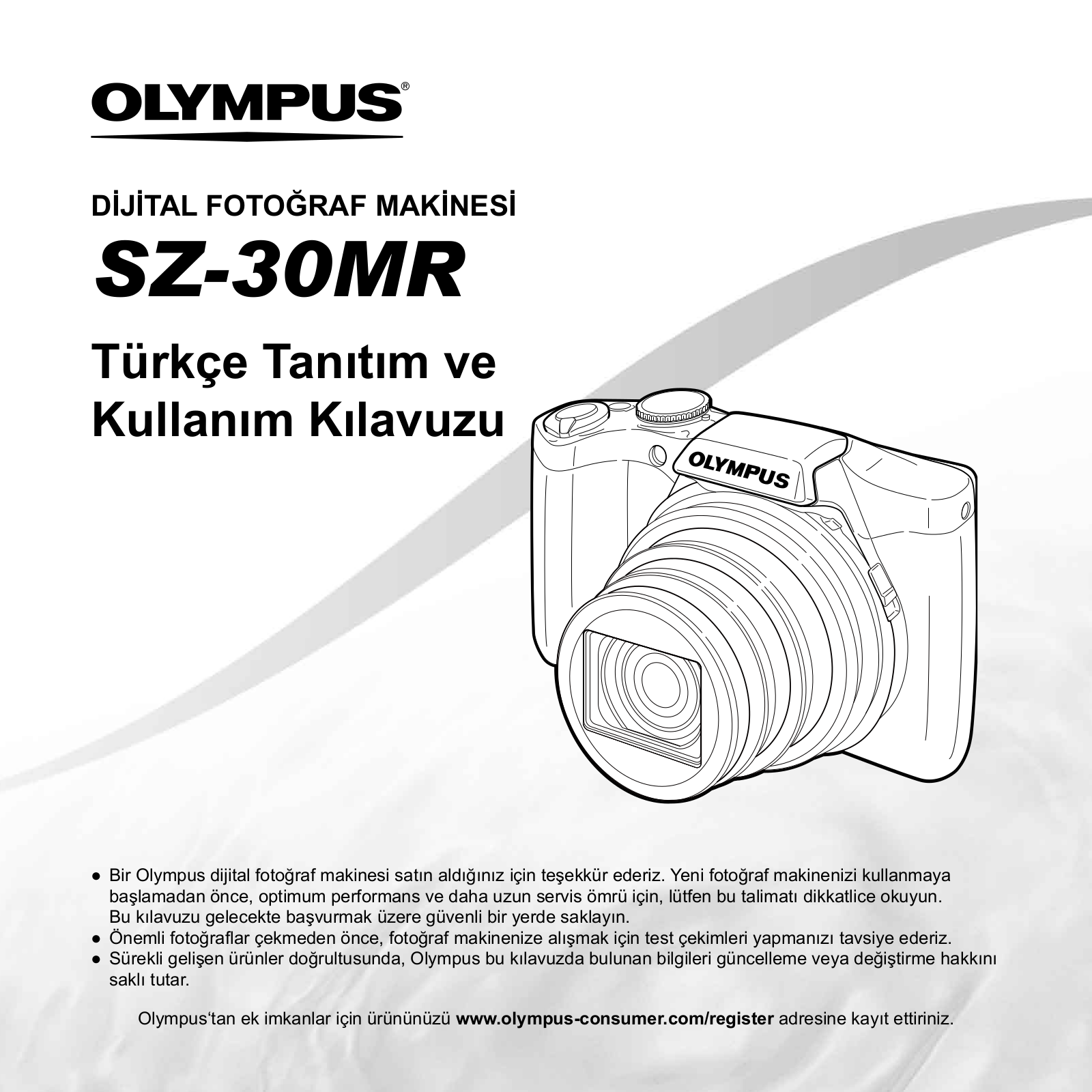 OLYMPUS SZ-30MR User Manual