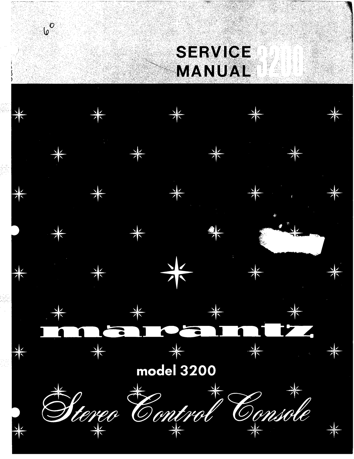 Marantz 3200 Preamplifier, 3200 Preamplificador, 3200 Service Manual