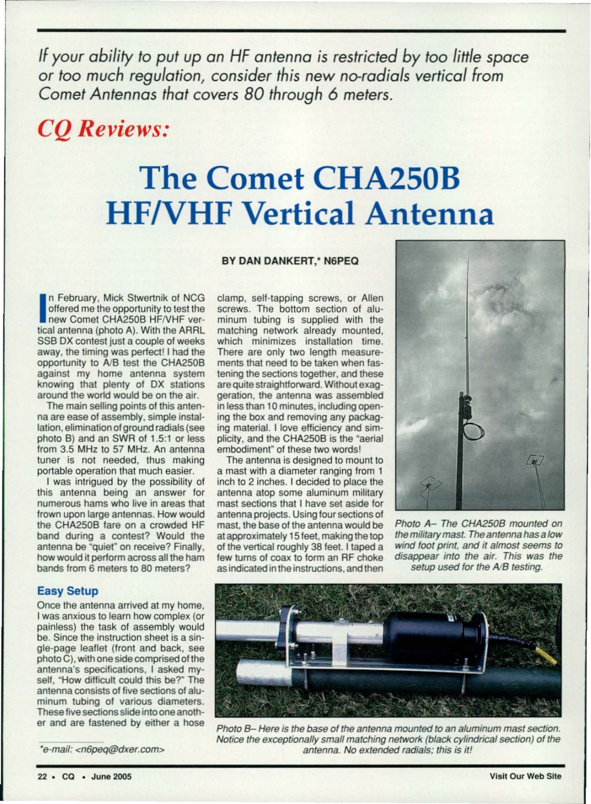 Comet CHA-250BX review - ManualMachine.com
