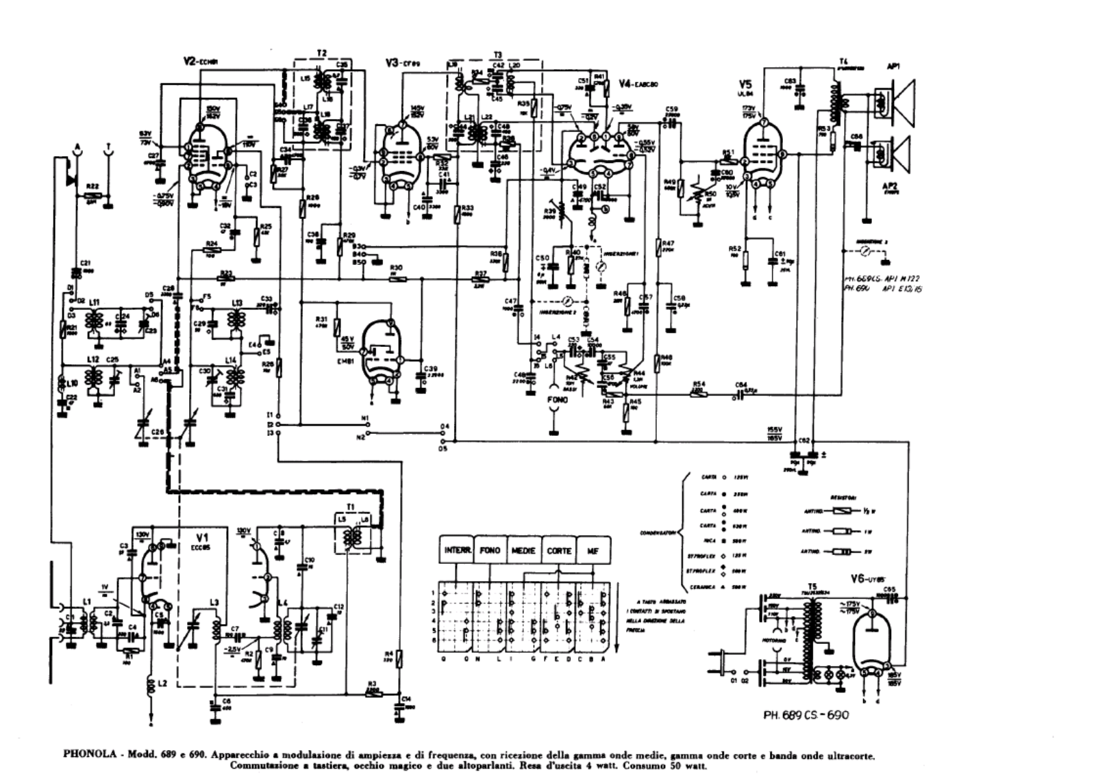 Phonola 689 schematic - ManualMachine.com