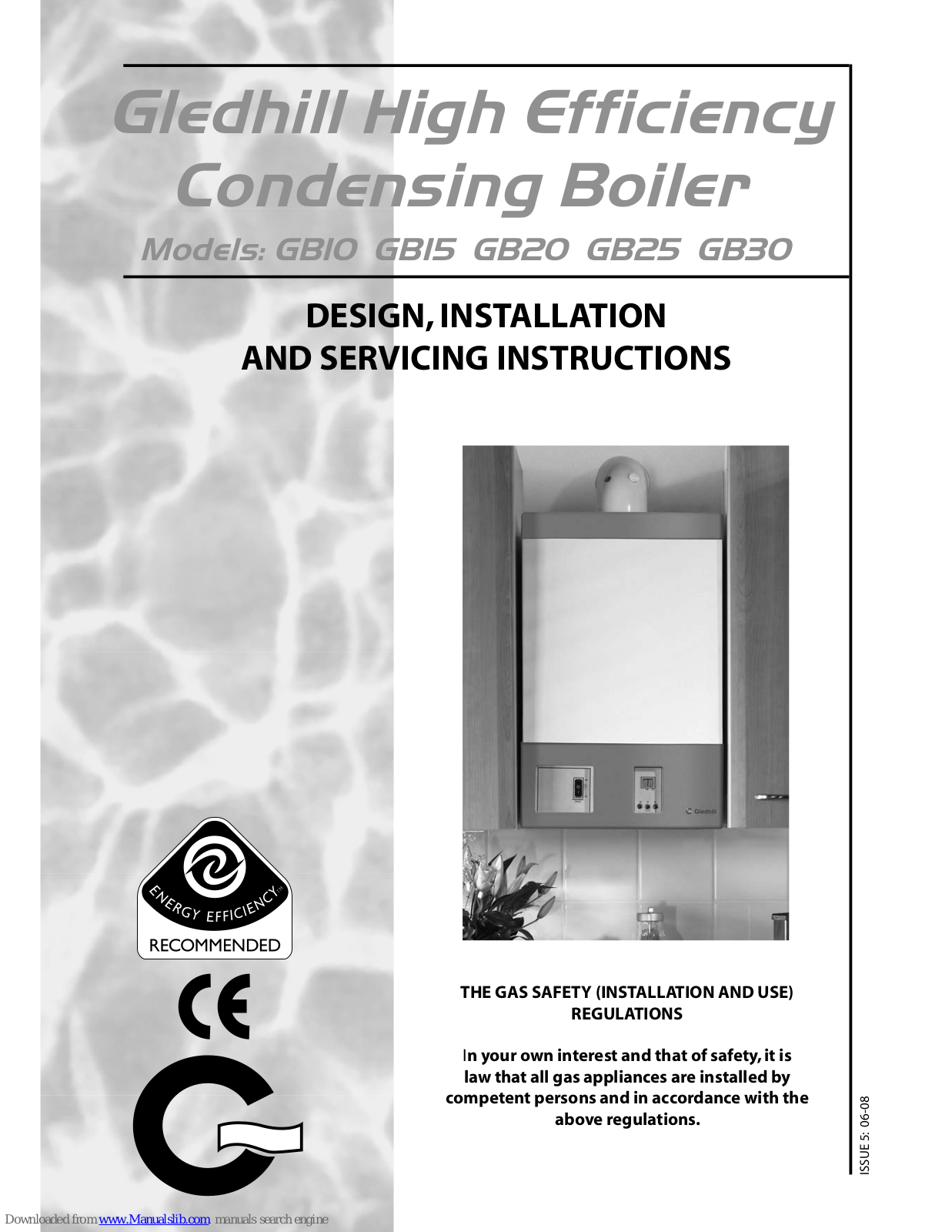 Benchmark GB10, GB25, GB15, GB30, GB20 Design, Installation And Servicing Instructions - ManualMachine.com