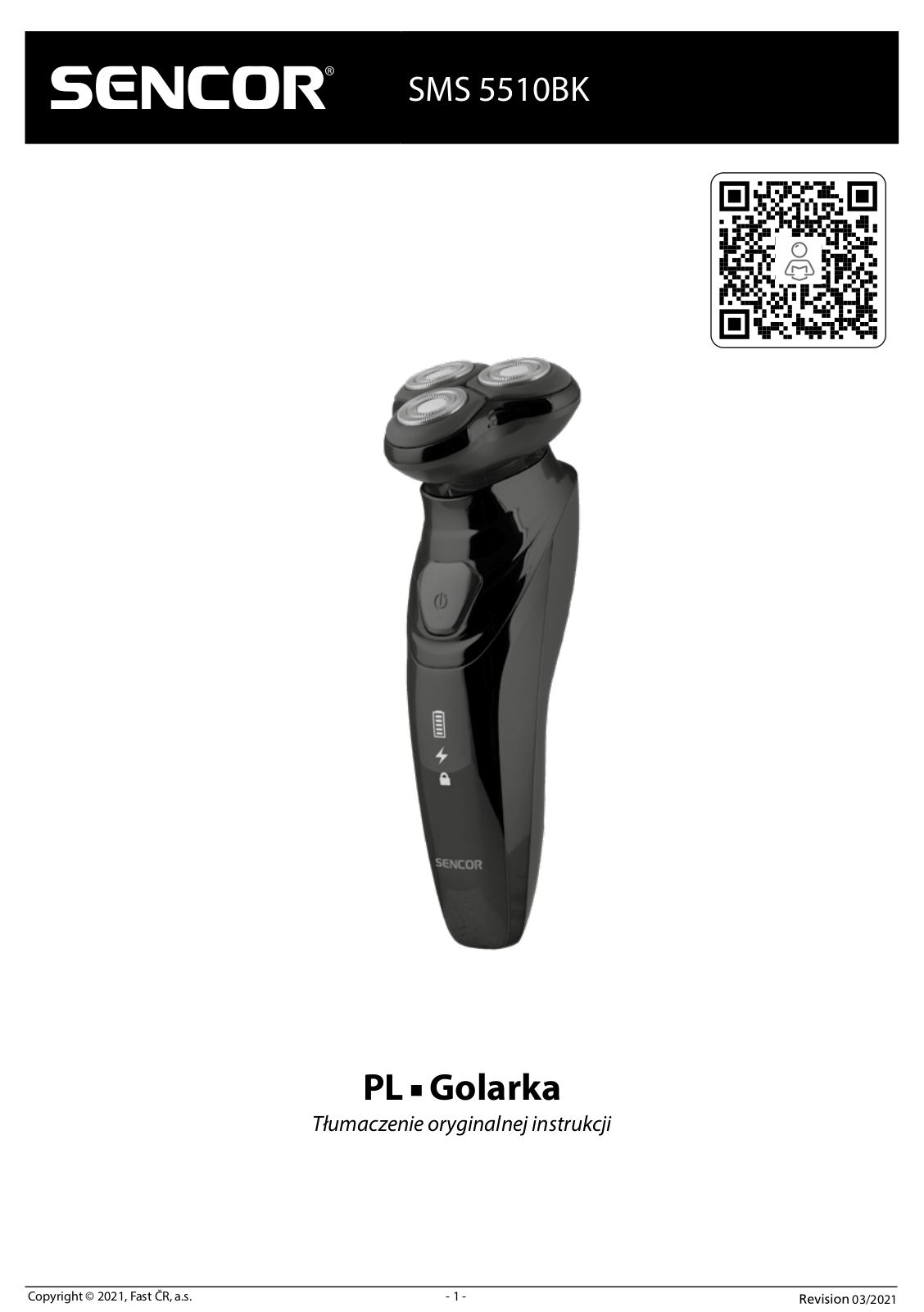 SENCOR SMS 5510BK User guide - ManualMachine.com