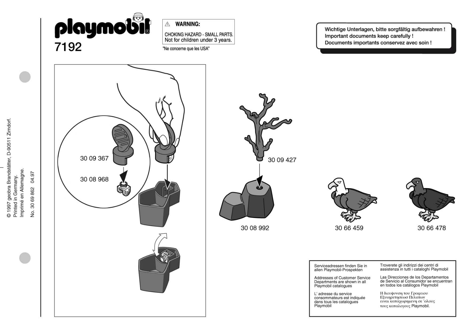 Playmobil 7192 Instructions