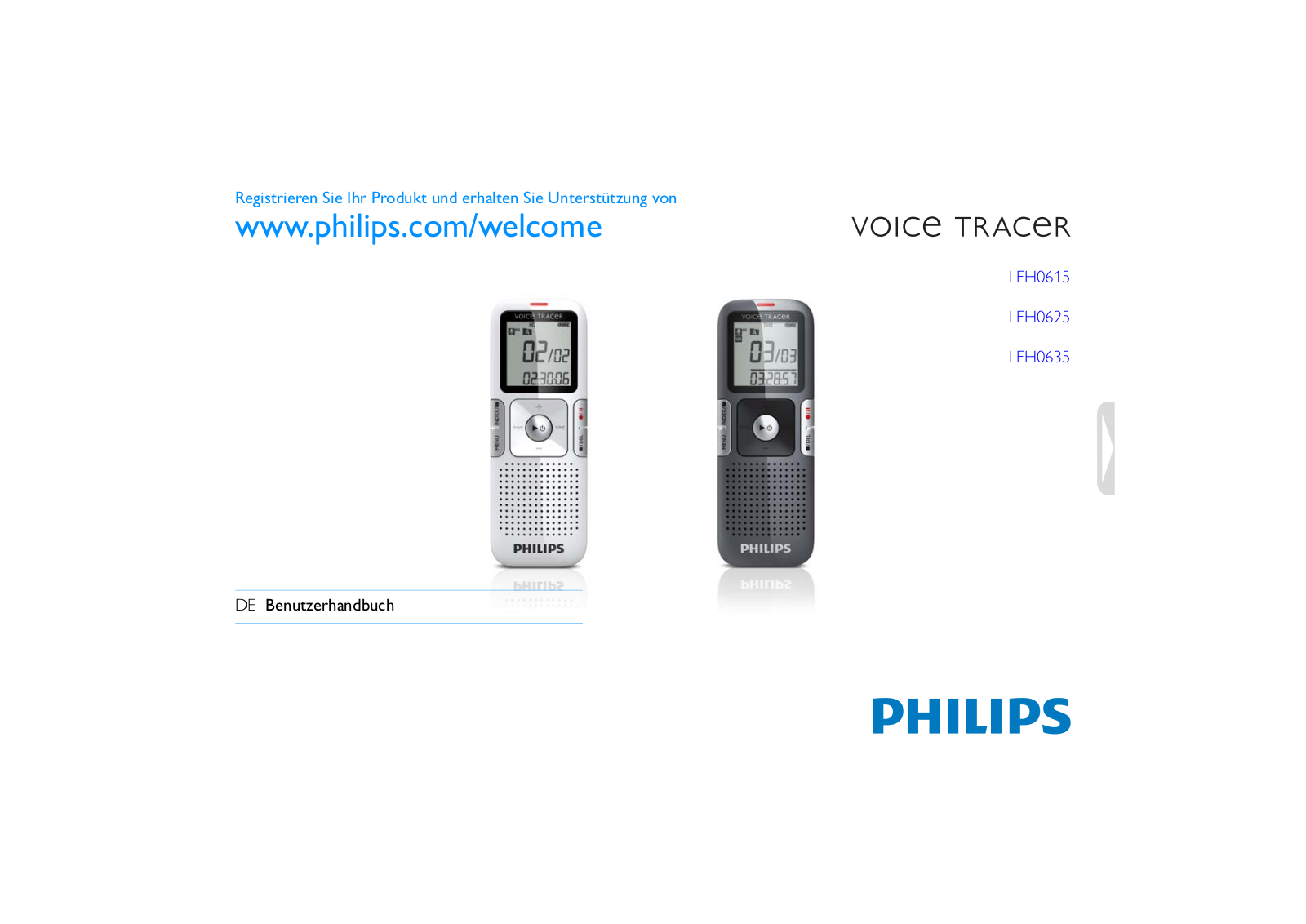 Philips LFH0625, LFH0635, LFH0615 User Manual