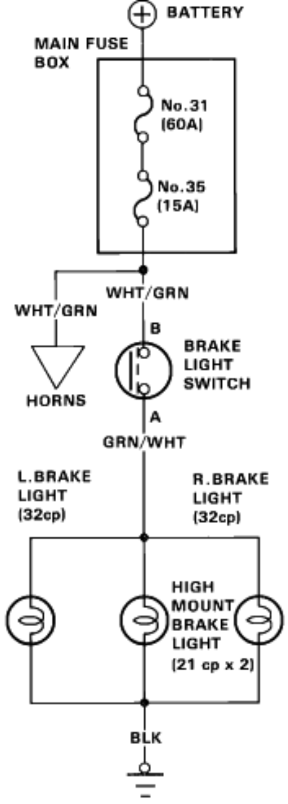 Honda Vehicles 1988  civic schematic