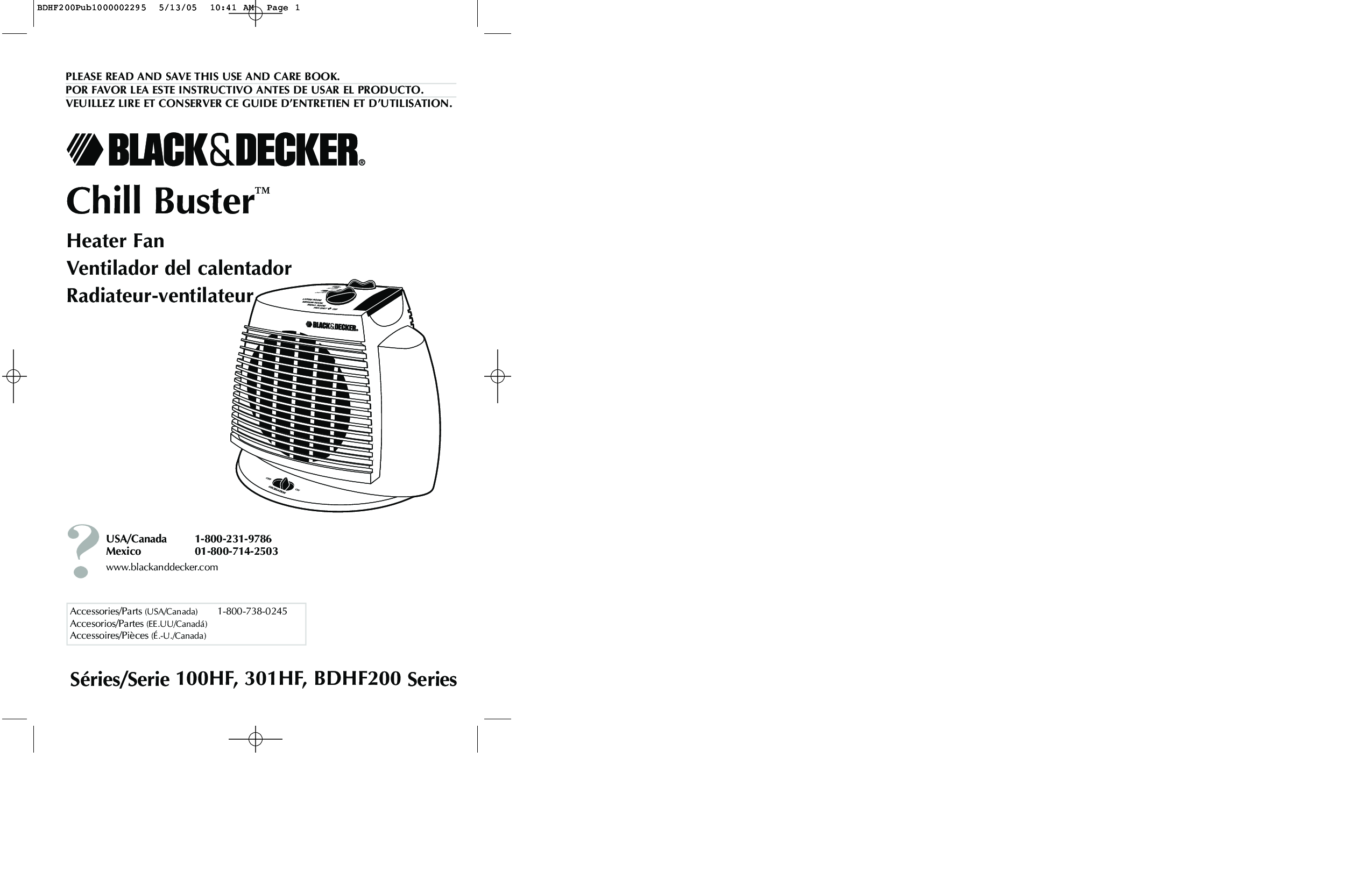 Black & Decker 300HF User Manual