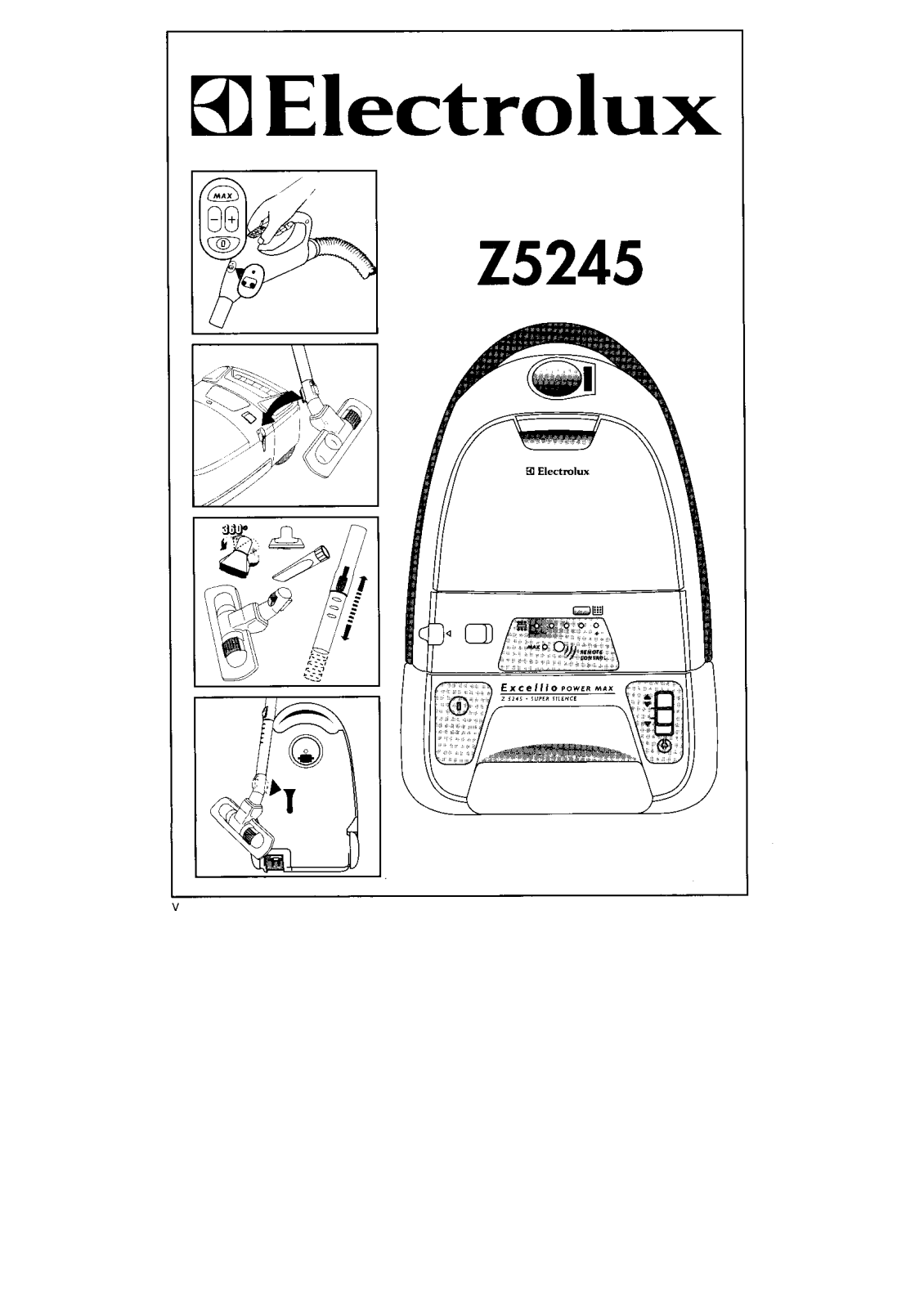 AEG Z5245, Z5225, Z5220, Z5240 User Manual