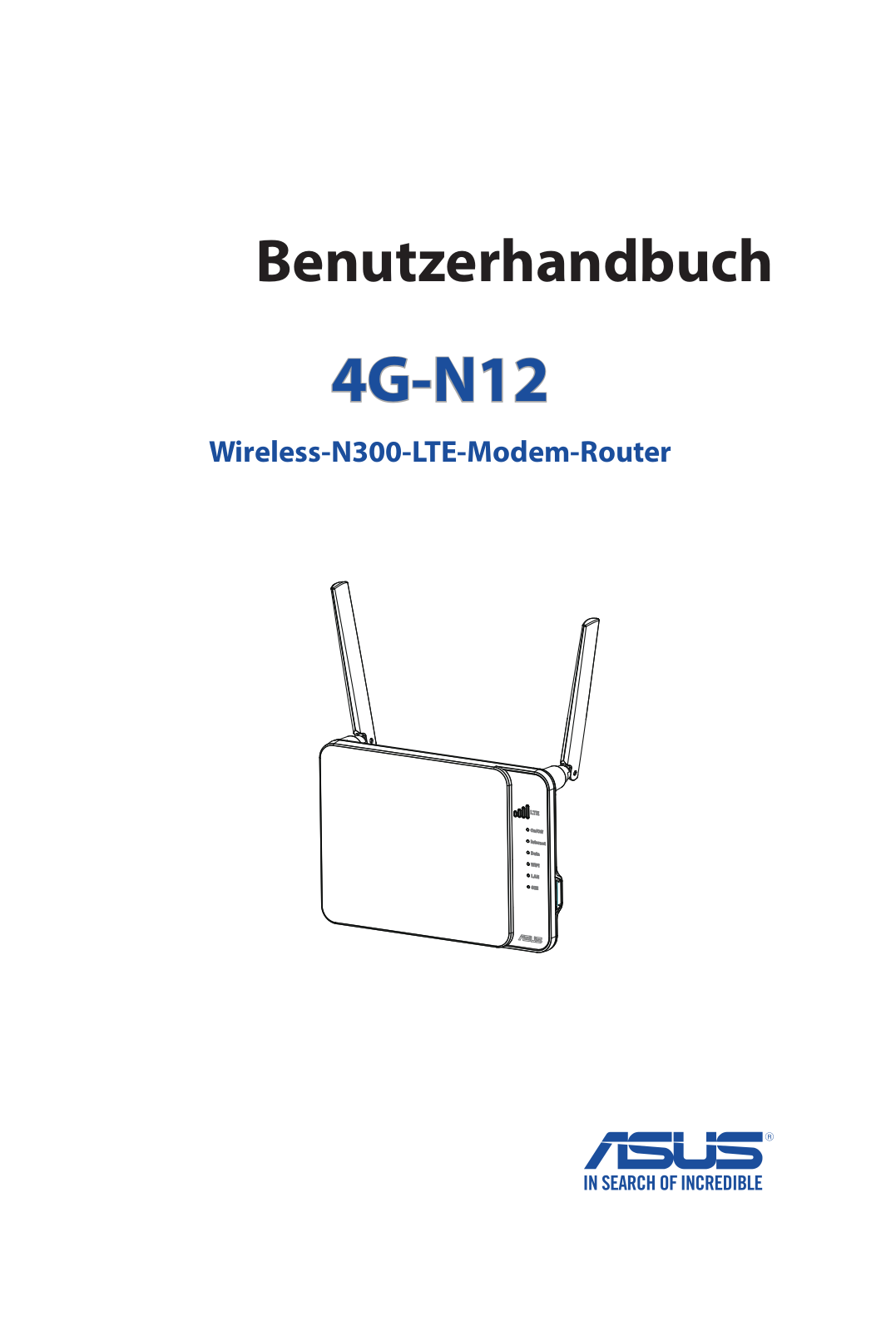 Asus 4G-N12 User's Manual