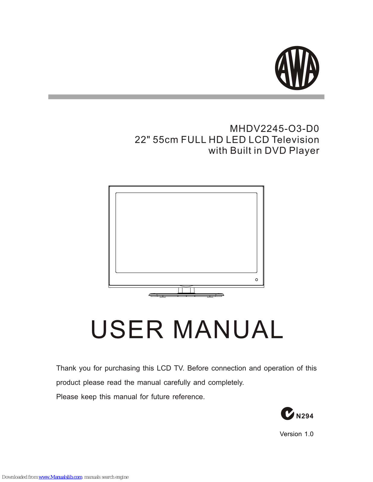 AWA MHDV2245-03-D0 User Manual