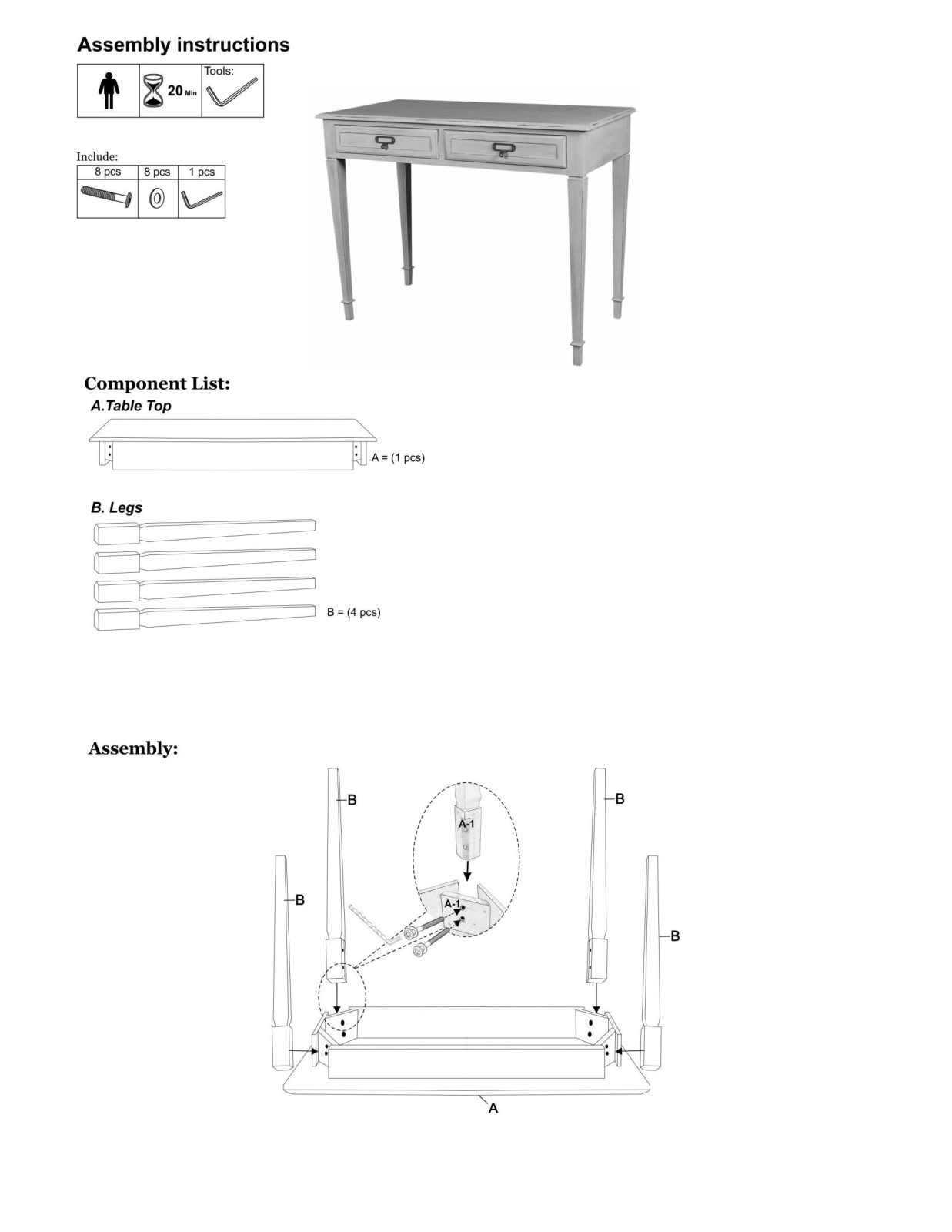Sand & Stable W004868215 Installation & Assembly - ManualMachine.com