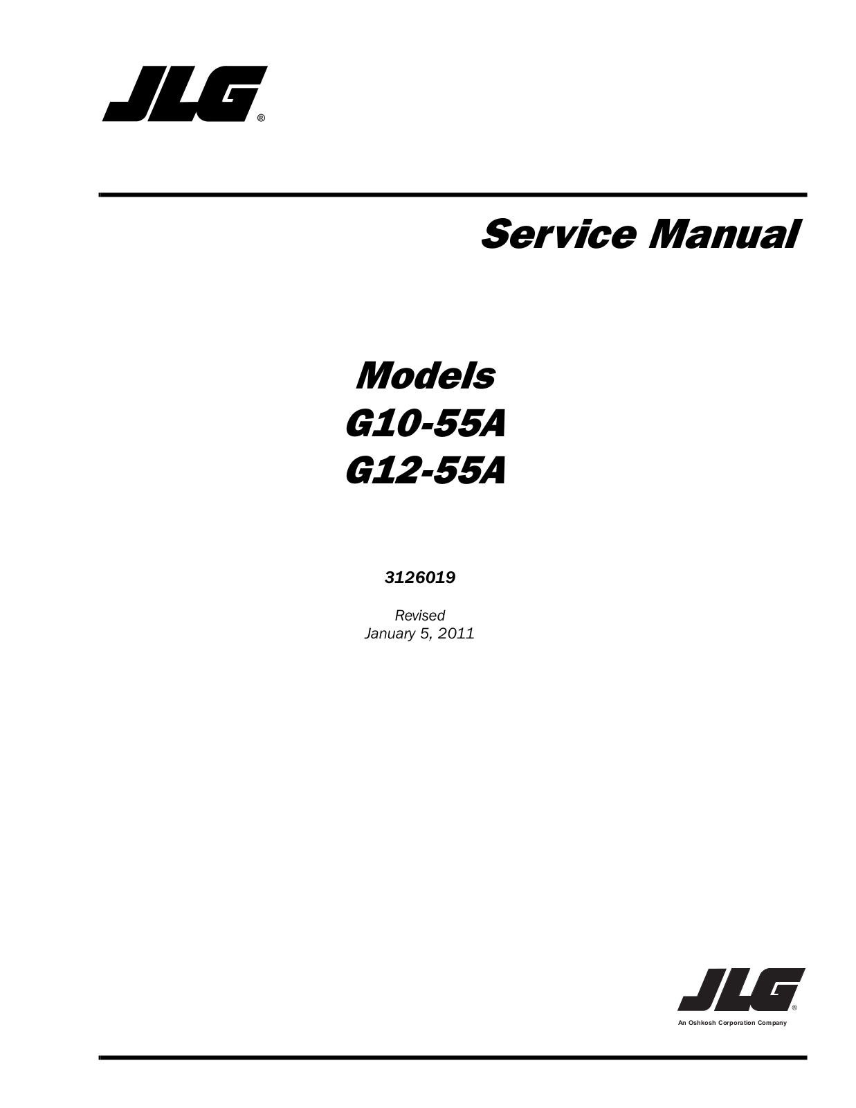 JLG G12-55A Service Manual