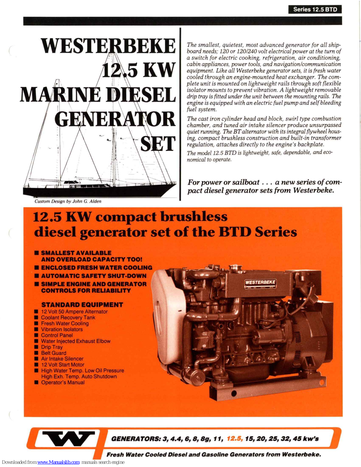 Westerbeke 12.5 BTD-614, 9.4 BTD-514 Specification - ManualMachine.com